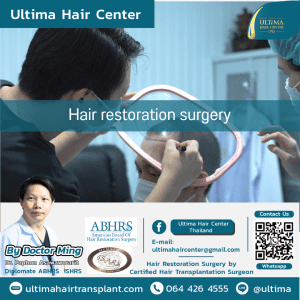 Hair restoration surgery